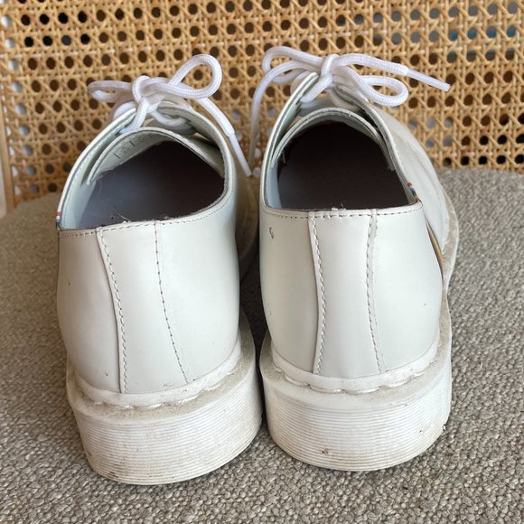 Dr. Martens Rainbow Print Lace-Up Oxfords - Picture 3 of 6